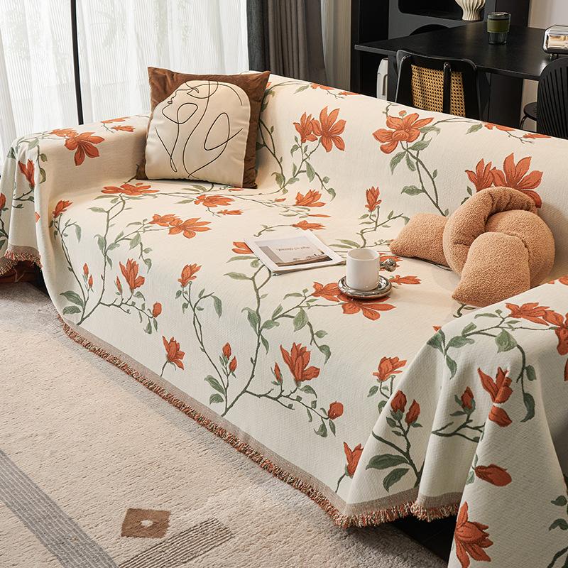 Sofa Towel Cover Cloth Full Covered All-Inclusive Non-Slip Universal Cover Cover French Retro Affordable Luxury High-Grade Cover Towel