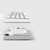 Колпачки для клавиш 143 клавиши Womier Low Profile PBT Keycaps Полный комплект для клавиатуры Cherry Gateron MX Switch 60% 65% 75% 100% черный/серый/белый