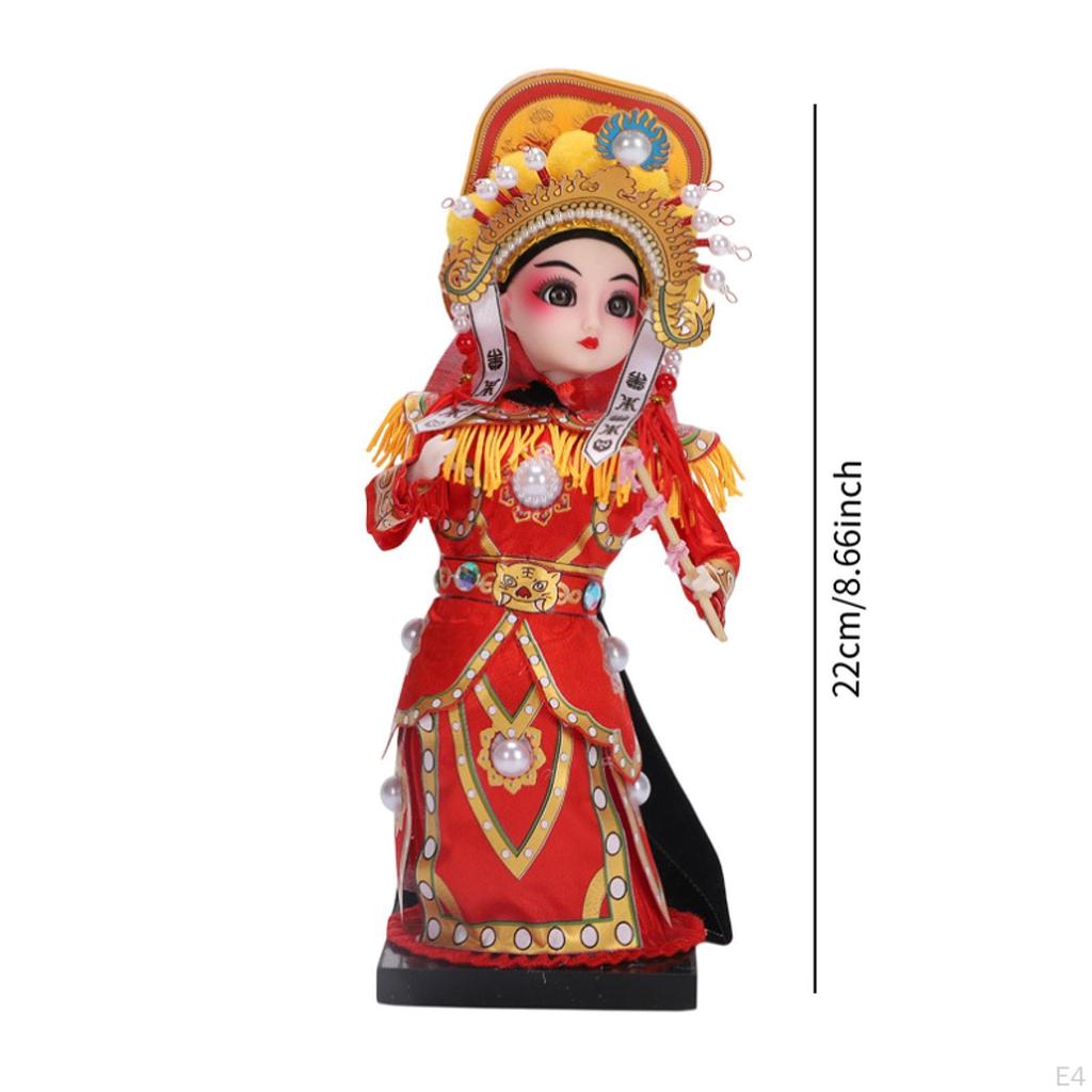 22 см Пекинская оперная кукла скульптура для украшения стола