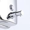 Black Vandal-proof stainless steel soap dispenser 500ml