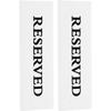 2шт акриловый знак Reserved многоразовый Reserved знак ресторанный стол Reserved знак v-образный стол Reserved