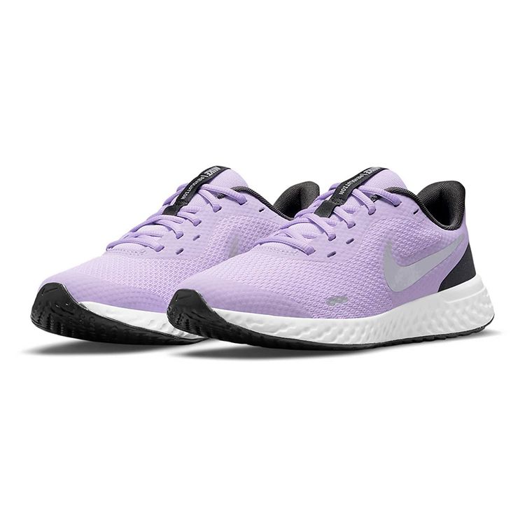 Nike Кроссовки для детей Nike Revolution 5 GS Лиловые Фиолетовые Темно-Дымчато-Серые Белые BQ5671-509