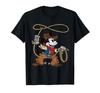 Disney Mickey Mouse Cowboy Costume Western Vintage Style T-Shirt