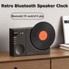 Мини ретро Bluetooth5.3 динамик беспроводной Hifi звук саундбар винтажная MP3 музыкальная шкатулка с дисплеем часов поддержка TF карты AUX Play
