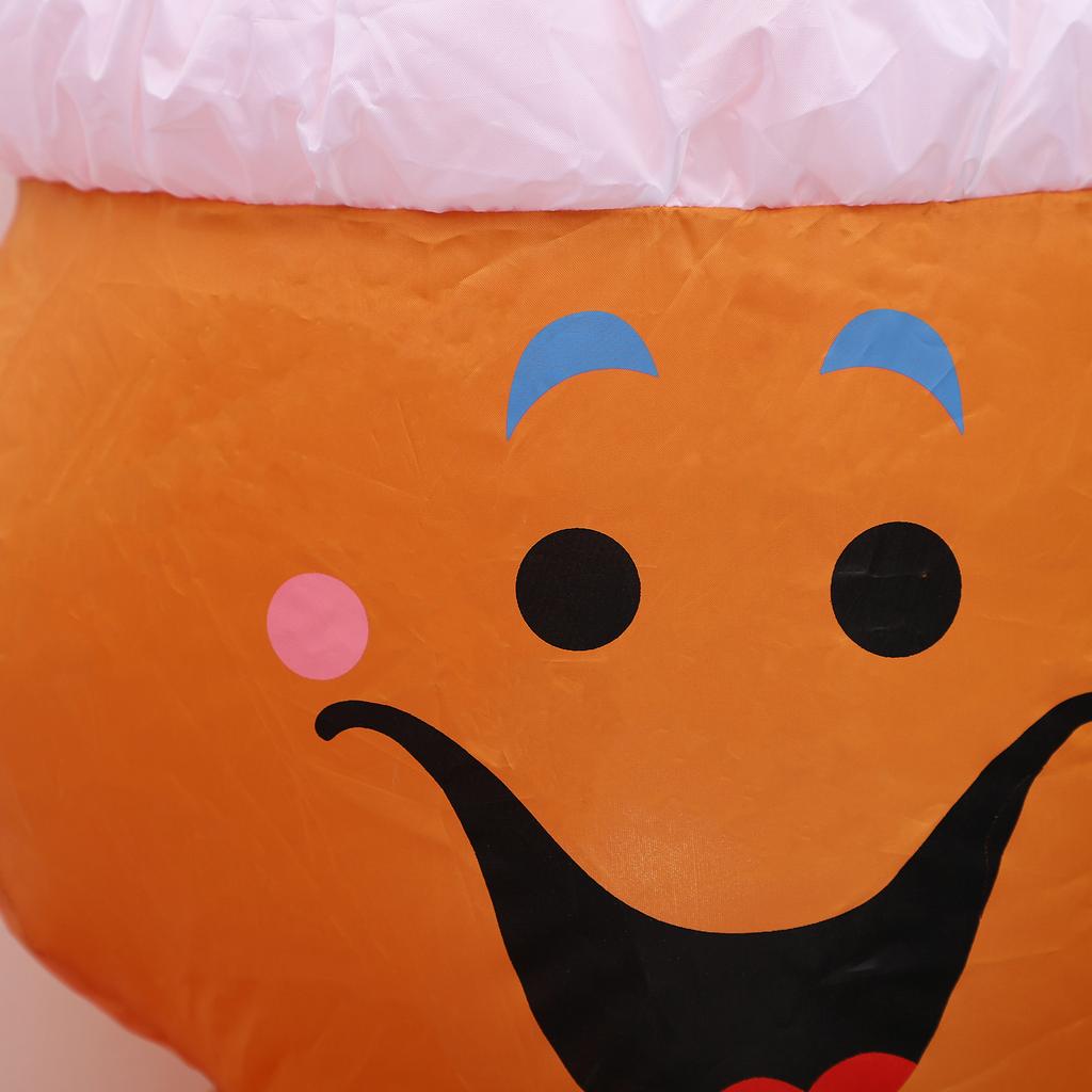 Рождественские надувные фигурки высотой 1,5 м в виде пряничного человечка с леденцами, надувные украшения для двора, снеговик