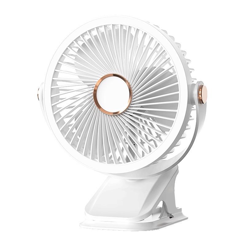 F70 Clip-On Fan with Night Light for Home, Dorm, and Outdoor Use
