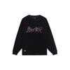Li Ning Sports Lifestyle Series Logo Long Sleeve Round Neck Fleece Sweatshirt Men Sweatshirt Black AWDSG93-2