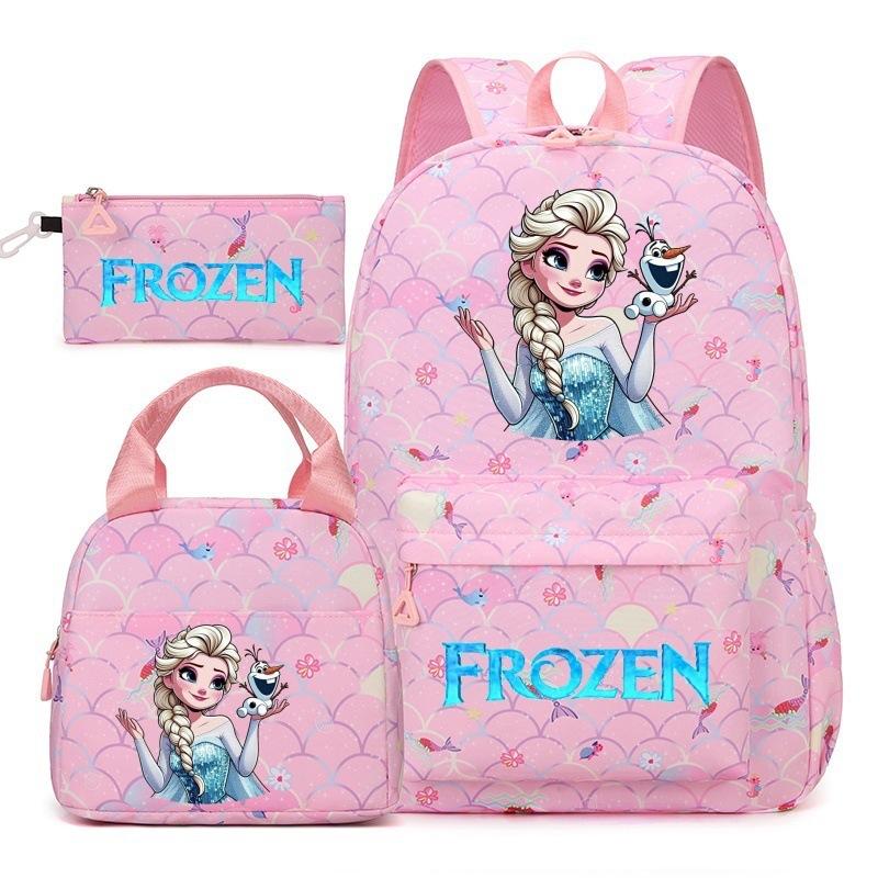 Школьный рюкзак из 3 предметов для учеников, школьная сумка большой вместимости из ткани Оксфорд с плечевым ремнем и пеналом