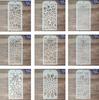 12*24 Cm DIY Craft Seamless Stencil for Painting Scrapbooking Stamping Stamps Album Decorative Embossing Paper Cards