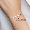 Europe and The United States Simple 316L Titanium Steel Geometric Shape Female Bracelet