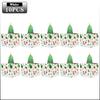 10PCS New Christmas Gift Father Christmas Elk Christmas Tree Pattern Money Draw Surprise Box Festive Small Gifts Party Supplies