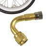 Car Wheel Valve Adapter, 90 Degree Bend Car Tire Valve Adapter Bike Tire Extension