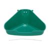 Small Animal Litter Box Fanshaped Rabbit Corner Toilet Box Potty Trainer for Guinea Pigs Chinchilla