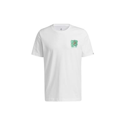 Lil Stripe Boba Fun Баскетбольная футболка с коротким рукавом с принтом Мужские топы Белые HB5485