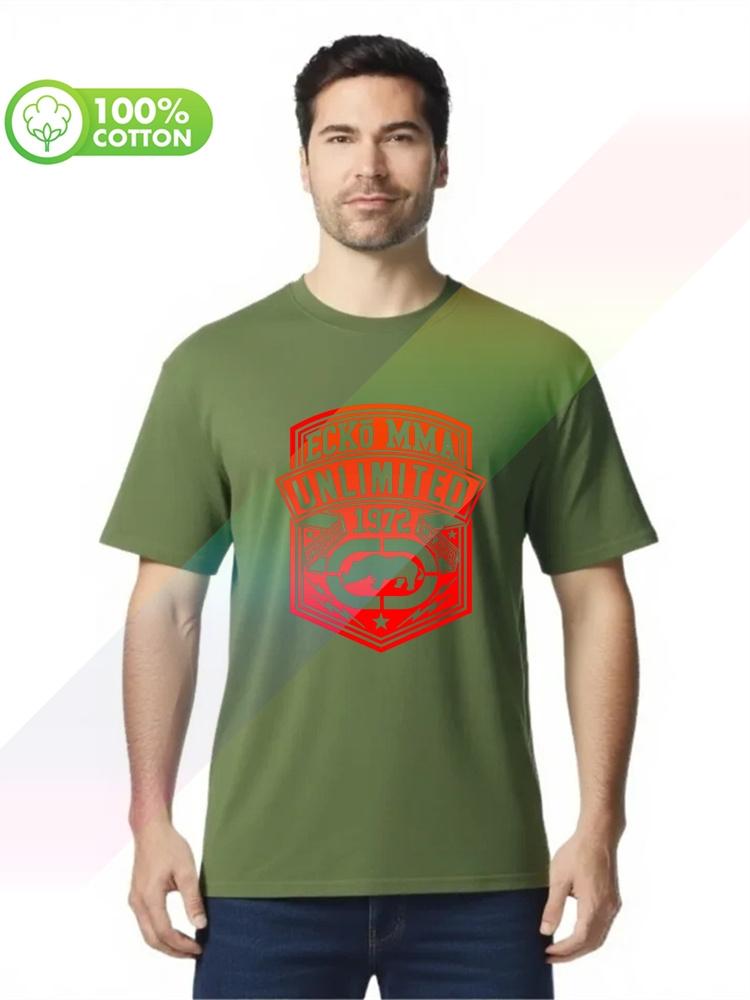 2026   Selling 100% Cotton Men's T-shirt Ecko_unltd Funny Male Round Neck Short Sleeve S-xxxl Tops Tees