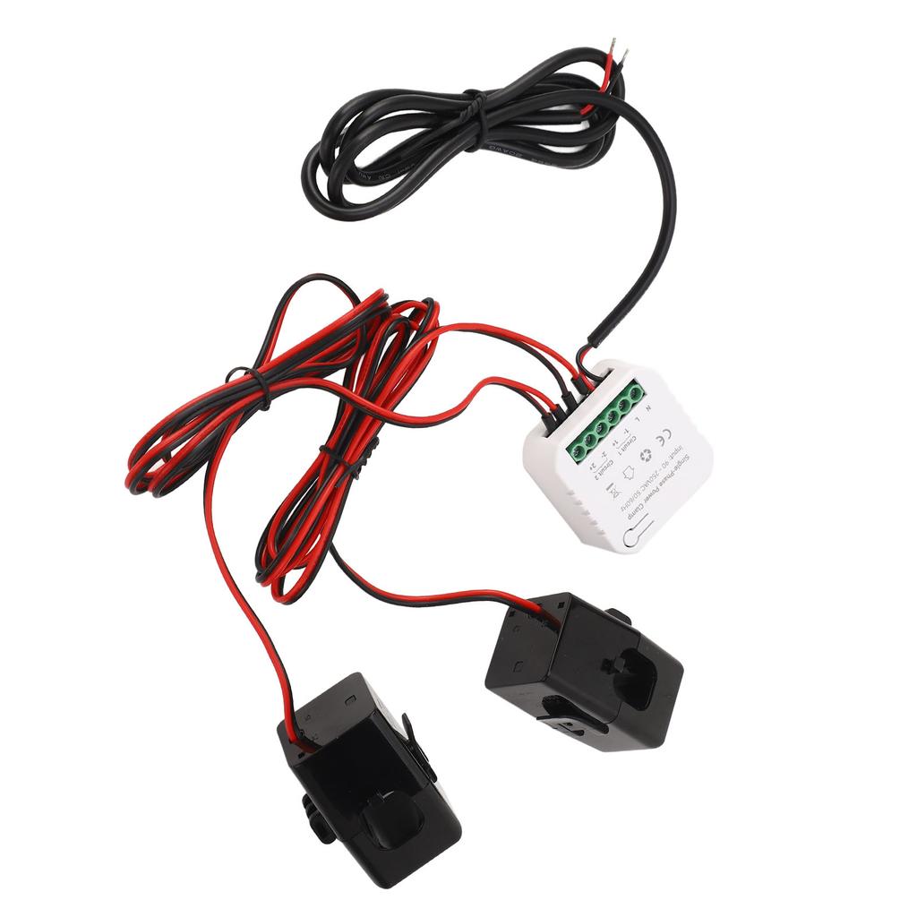 Умный счетчик энергии WIFI Домашний счетчик электроэнергии WiFi с 2 шт. токоизмерительных клещей 120А от 90 до 250 В переменного тока