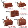 Folding Travel Portable Sunglasses Case Eyeglasses Holder Glasses Organizer Storage Box