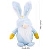 Easter Bunny Gnome Decorations, Cute Rabbit Handmade Easter Gnome Plush Doll Decor, Spring Easter Day Home Table Decor