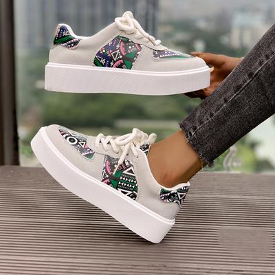 Осенние кроссовки женские на плоской подошве повседневные удобные туфли модные универсальные шнурованные прогулочные женские туфли Zapatos De Mujer Tendencia 42