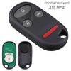 315MHz 3 Buttons Keyless Uncut Flip Remote Key Fob KOBUTAH2T Fit for 1998 1999 2000 2001 2002 Honda Accord