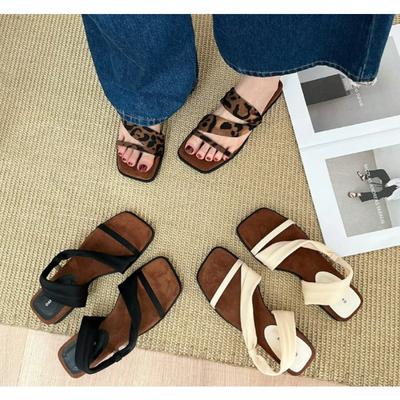 Мода Новый Стиль Популярная Обувь Женские Шлепанцы Слайды Низкие Резиновые Вьетнамки Женские Пляжная Мода Мягкие Женские Роскошные Тканевые Шлепанцы