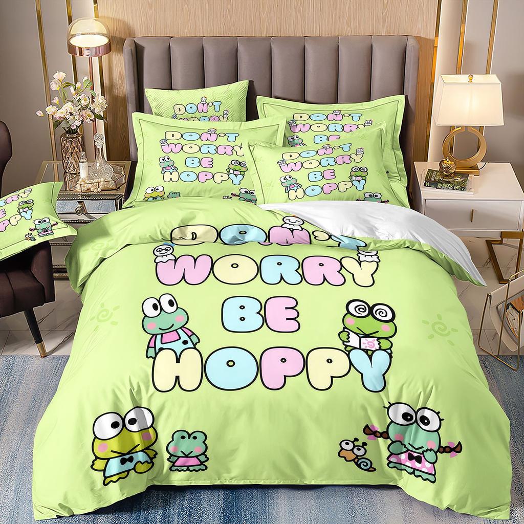 Cartoon Children'S Animation Bedding Three-Piece Set 3D Digital Printing Quilt Cover