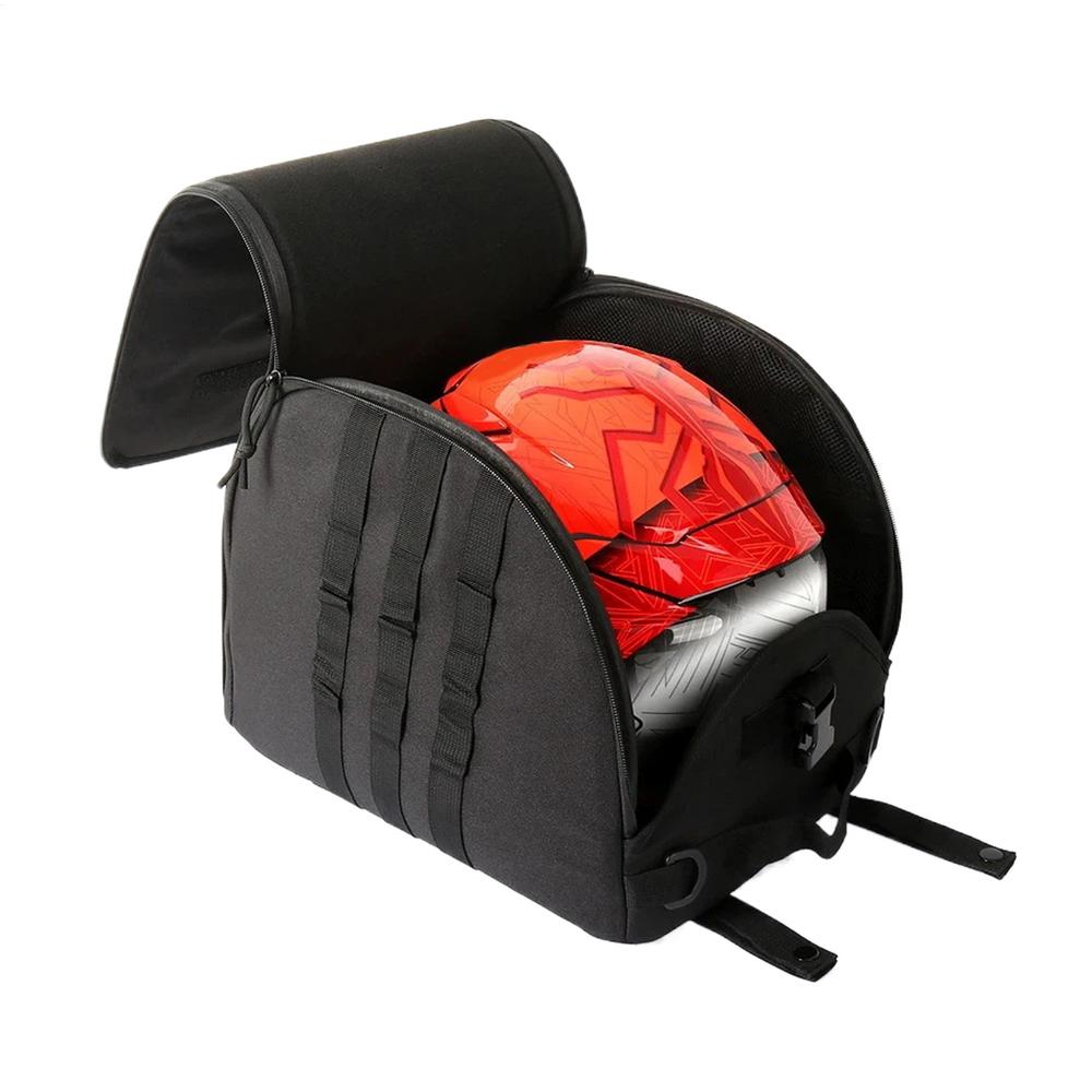 Защитная сумка для шлема мотоцикла, большая велосипедная защитная шапка для хранения с молниями, защитный чехол для мотоцикла, хранение снаряжения для