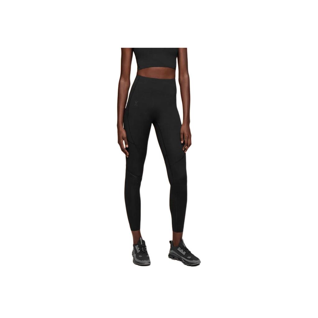 On Movement Tights Lg 2 Solid High-Waisted Nine-Point Sports Pants Women Tights Black 1WE11900553