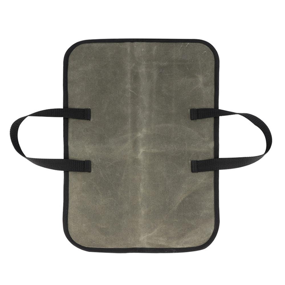 Knife Case(4 Slots), Canvas Chef"s Knife Roll Bag with Durable Handles, Portable Waterproof Knife