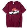 Футболки Harajuku Initial D, футболка унисекс большого размера, летняя футболка унисекс в стиле хип-хоп, забавная футболка GTR Vaporwave JDM с принтом автомобиля, повседневные топы унисекс