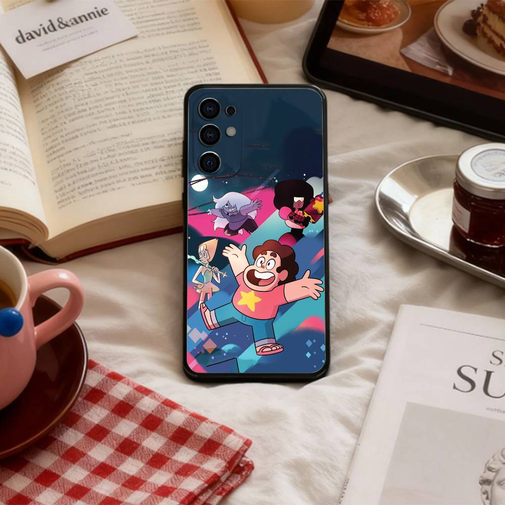 LGBTQ S-Steven U-Universe Phone Case For Samsung S 25,24,23,22,30,21,10,9,Ultra,Plus,Lite,FE,4,5 G Soft Black Case