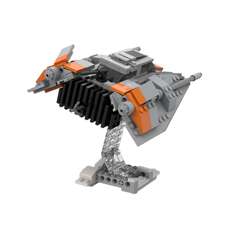 Buildmoc Космические Войны T-47 Снежный Аэроспидер Истребители MOC Набор Строительные Блоки Комплекты Игрушки для Детей Детские Подарки Игрушка 453 Детали
