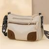 Soft Leather Mother Bag New Casual Simple Double-layer Large-capacity Shoulder Oblique Span Bag Small Bag Women's Bag