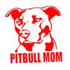 Pitbull Mom Dog Car Vehicle Body Window Reflective Decals Sticker Decoration