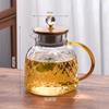 1,5 л прозрачный боросиликатный стеклянный чайник термостойкий большой прозрачный чайник цветочный чайный набор пуэр чайник чашка офисный домашний инструмент
