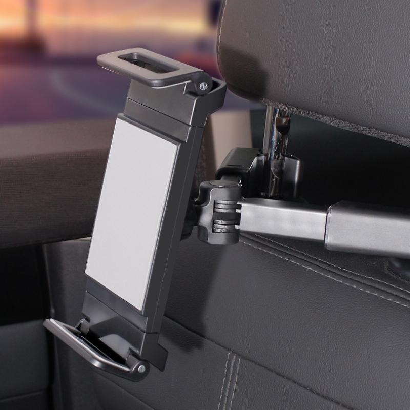 Универсальный 4,7 "-12,9" бортовой планшет, подголовник на заднее сиденье автомобиля, держатель для телефона, растягивающаяся подставка для планшета, регулировка задней подушки