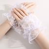 Comfortable Fake Sleeves Cuffs Lace Ruffled Wrist Lace Cuff Fashion Wrist Cuff  Wedding