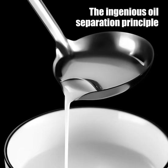 1/2 шт. Отделитель масла Половник для супа Нержавеющая сталь Ложка-фильтр для жира с носиком Отделитель жира