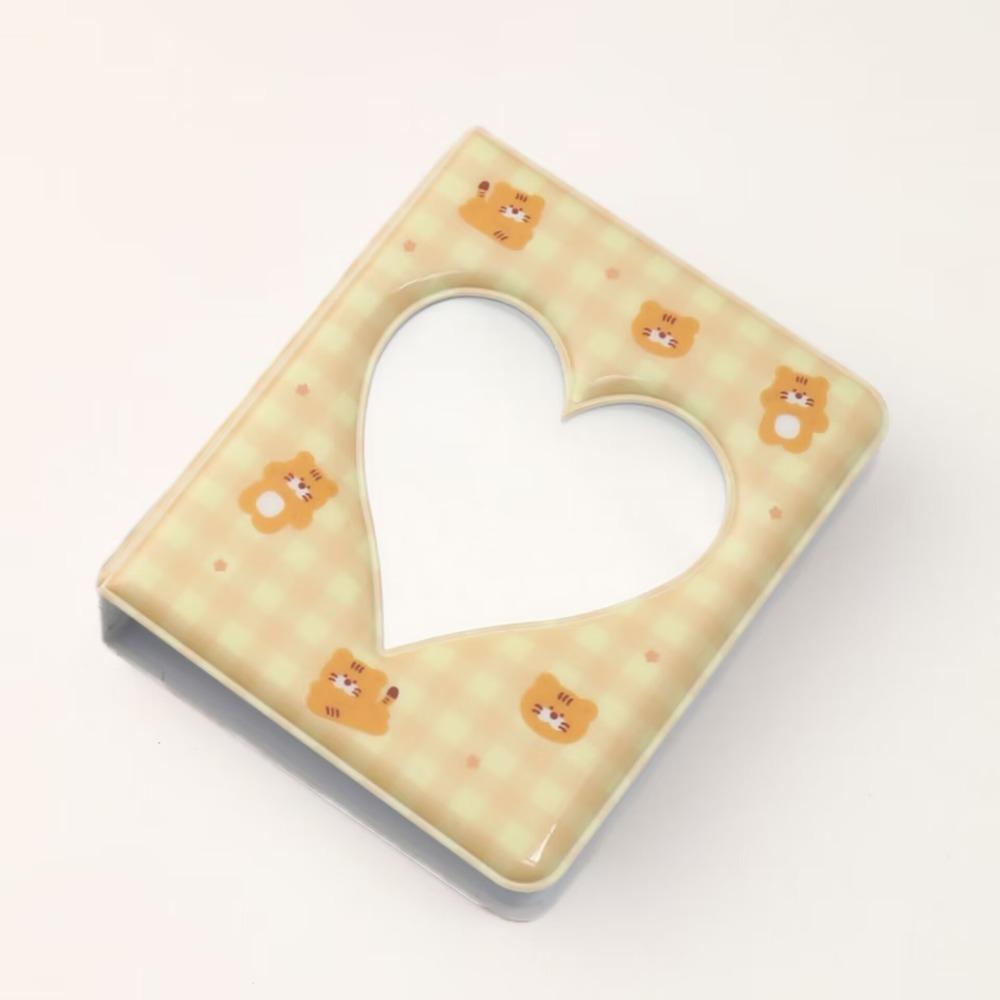 Милый Медведь Держатель для Фотокарточек Сердце Любви Полый Фотодержатель Новый Фотоальбом