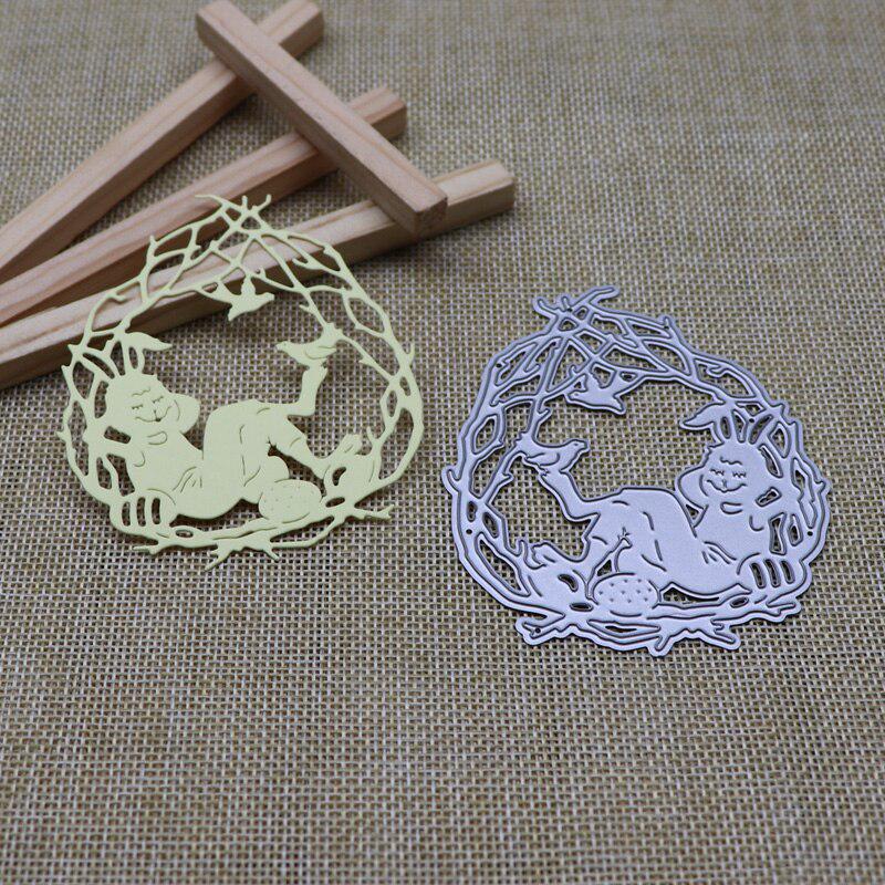 Новые животные кролик птица пасхальные яйца трафарет металлический трафарет для скрапбукинга практика практическое занятие своими руками