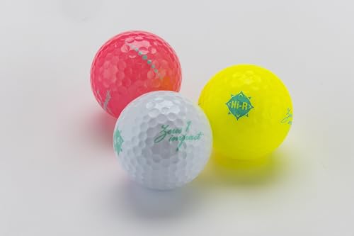 Kasco Zeus Impact Women's 3 Golf Balls, Pearl White