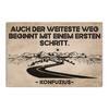 Putuo Decor pc Art German Vintage Metal Tin Sign Wall Art Decor for Home Farmhouse Cafe Coffee Shop xInches