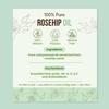 Nat Habit Pure Rosehip Oil, чистое масло шиповника холодного отжима для глубокого увлажнения, гладкой и сияющей кожи, 30 мл