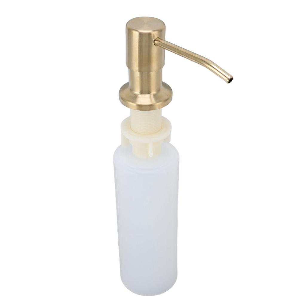 300ml Kitchen Sink Soap Dispenser Stainless Steel 360 Degrees Rotation Multifunctional Soap Dispenser for