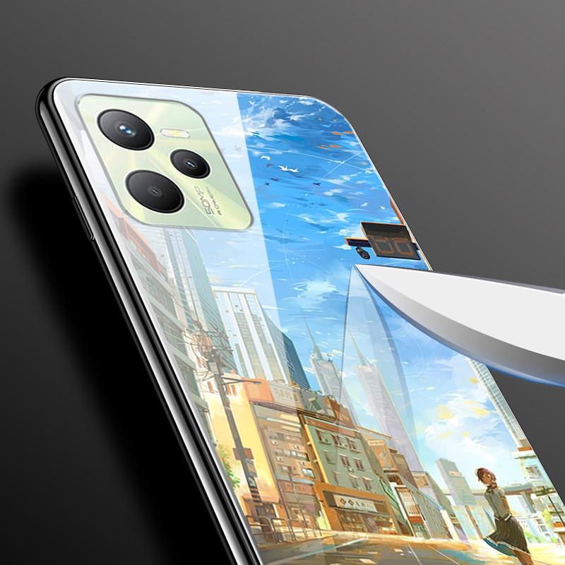 For Xiaomi Redmi Note 11s Case Tempered Glass Fashion Cover for Redmi Note 11 Pro 5G Global Note11 Case, 9s 10s Bumper Note11s