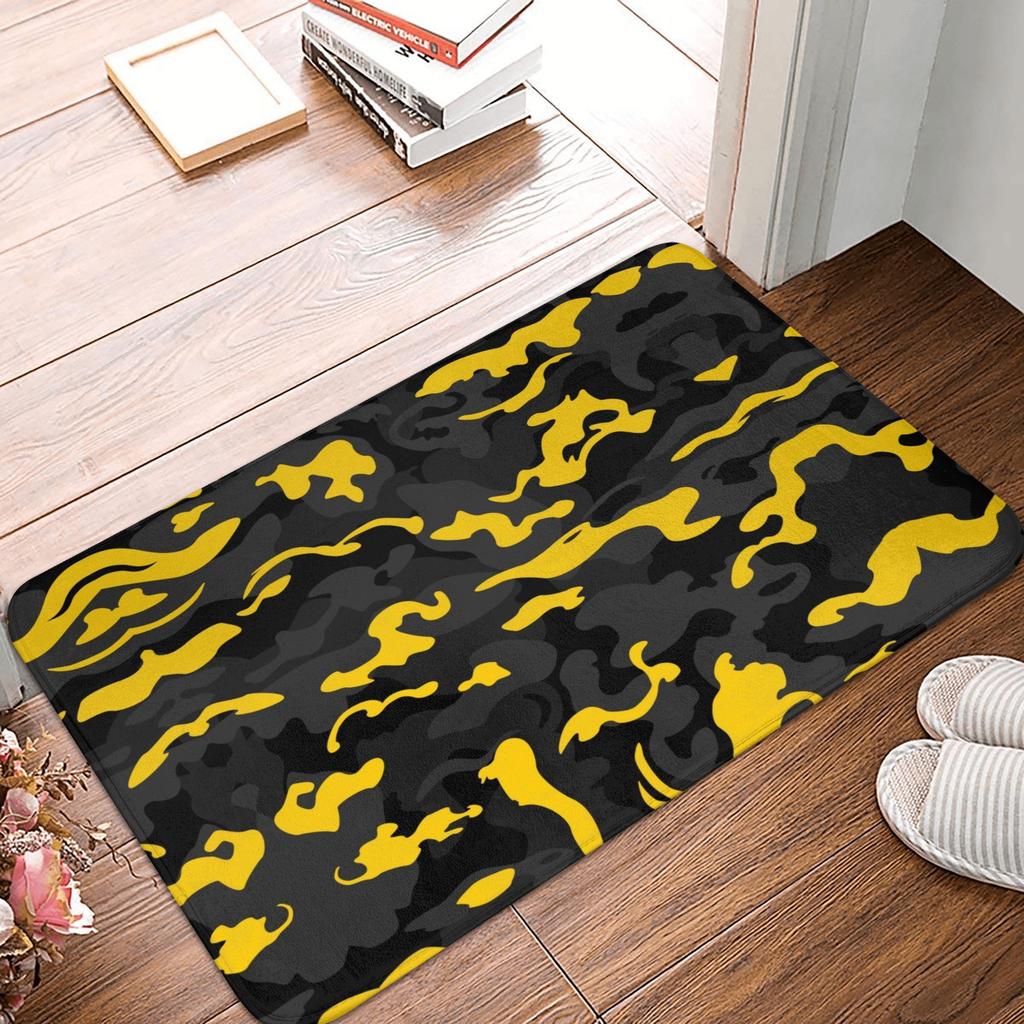 Камуфляж Flecktarn Напольные Коврики для Двери Ванной Кухни Противоскользящие Уличные Военный Камуфляж Коврик для Порога Ковер для Туалета Коврик для Ног