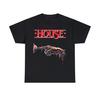House Horror Movie T Shirt Vintage 1985 Goth Punk Halloween Zombie Graphic Skull