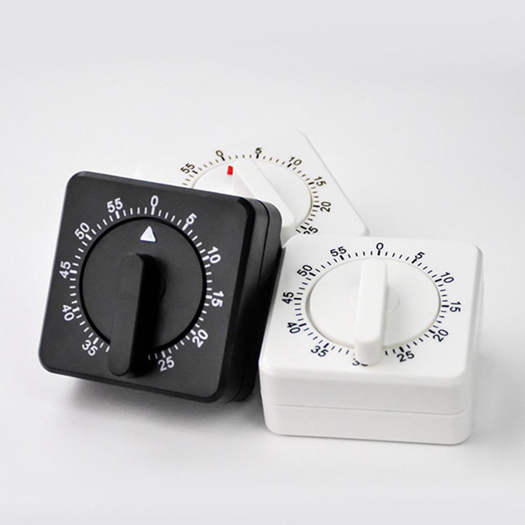 Кухонный таймер для приготовления пищи, часы шеф-повара, громкий будильник, не требуются батарейки, 100% механический, напоминание обратного отсчета