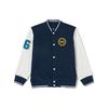 Baseball Jacket Logo Single Button Loose Kids Jackets Dark-Blue VN000JZGLKZ