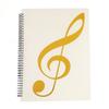 40 Pages Music Binder Spiral-Bound Document Folder Document Holder Sheet Music Folder  Student